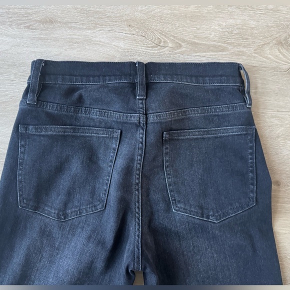 J Crew Women's 9" High Rise Vintage Straight Leg Jean Denim Pants Black 27 TALL - Picture 3 of 7